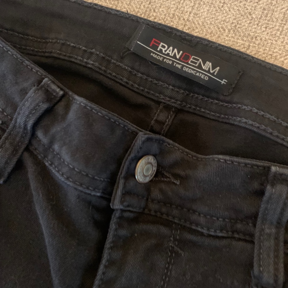 FRAN DENIM. SIZE 30 black